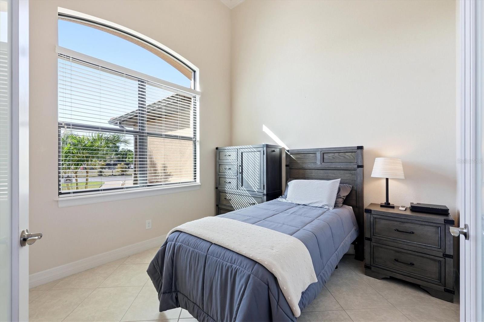 Den/Office with Glass French Doors