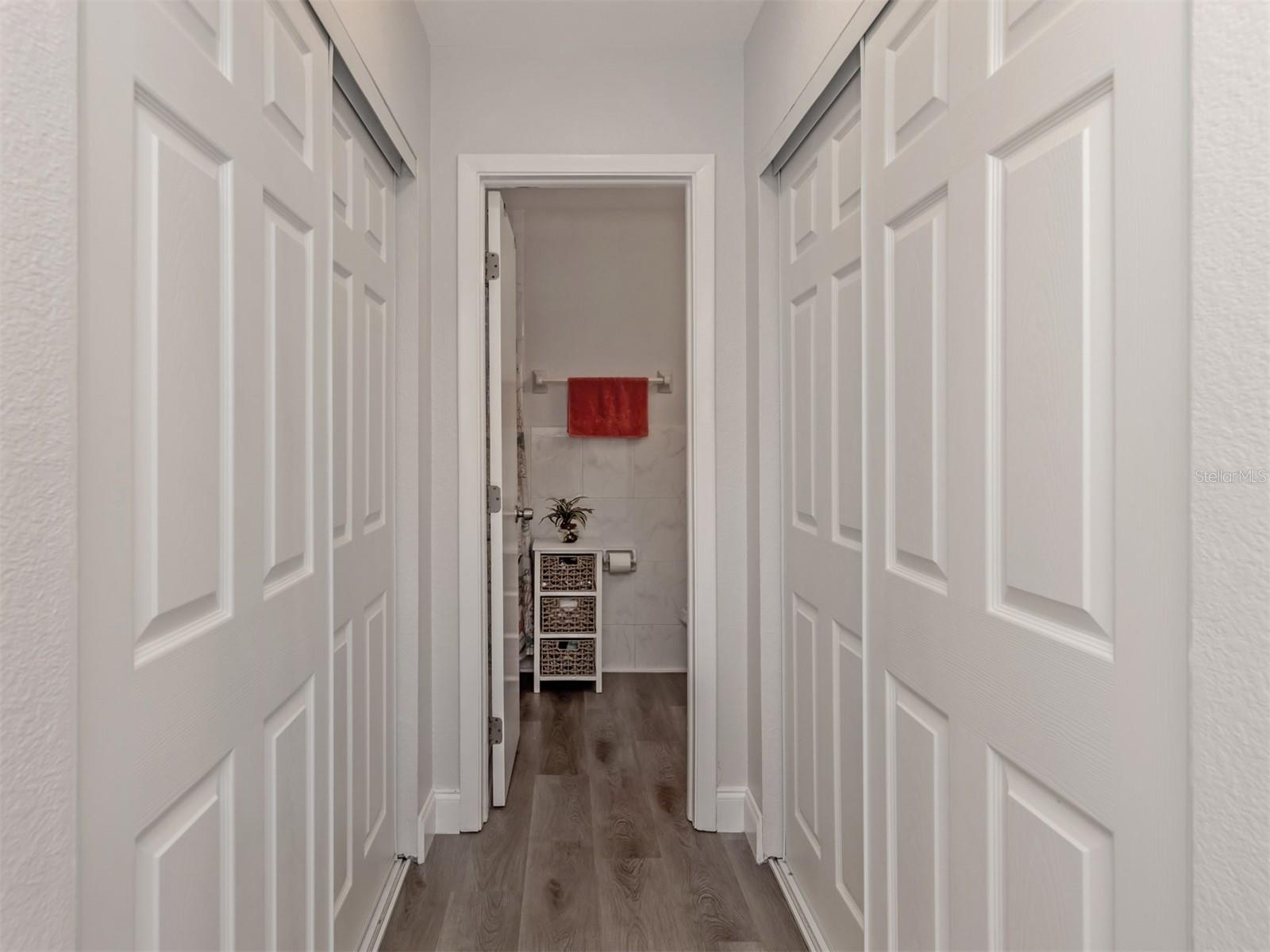 Double Walk-In Closets in Primary