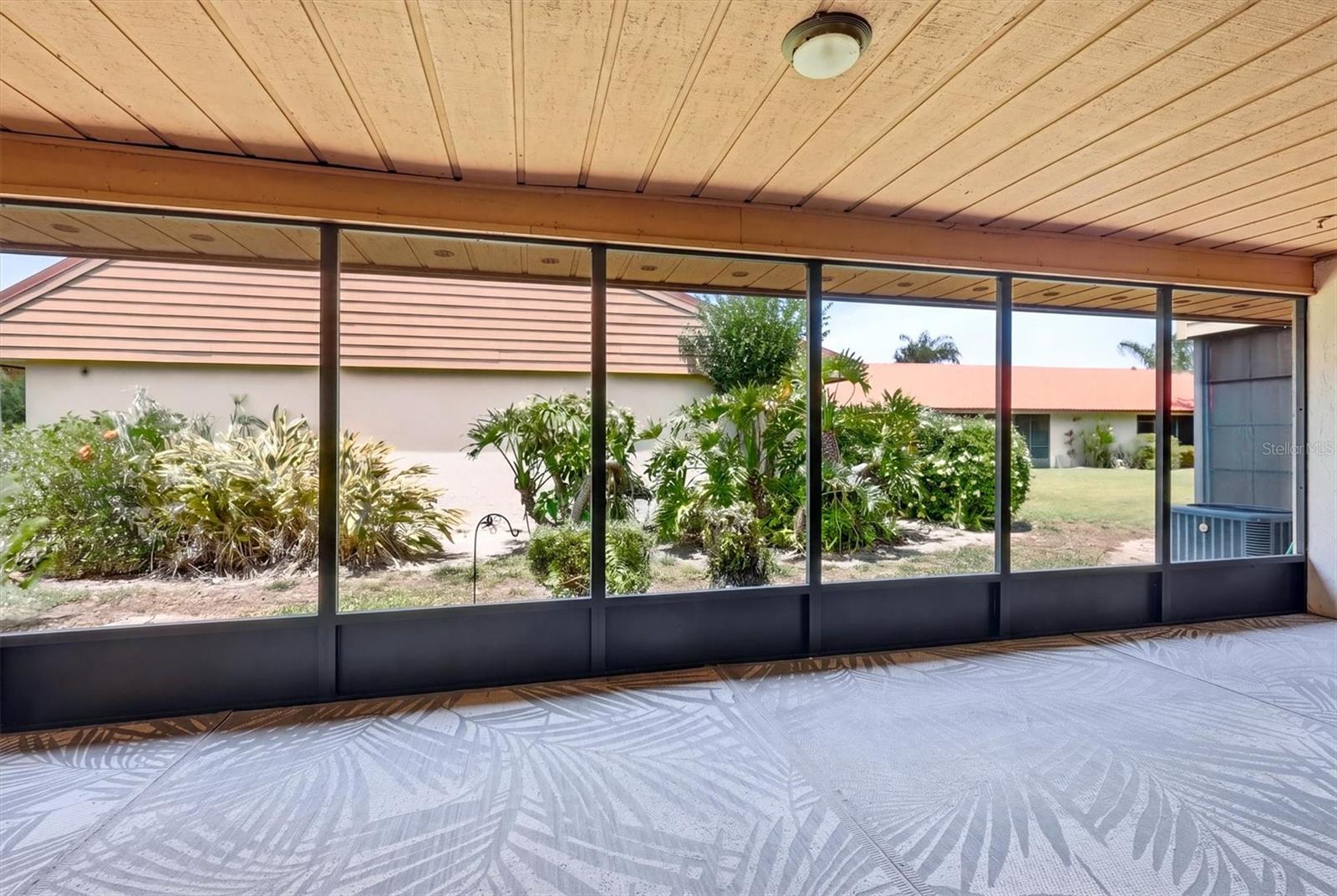 large back screened lanai