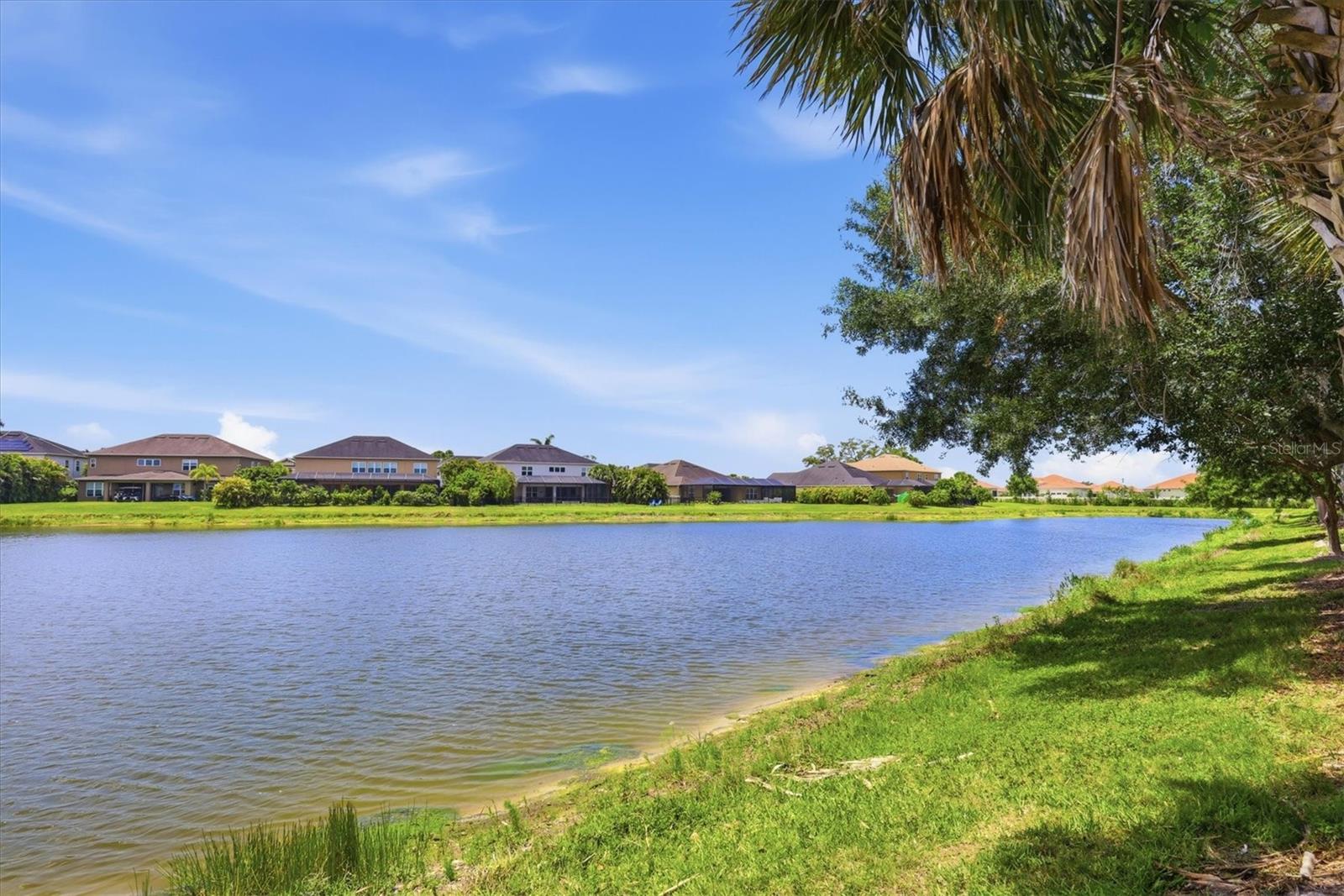 near by large lake