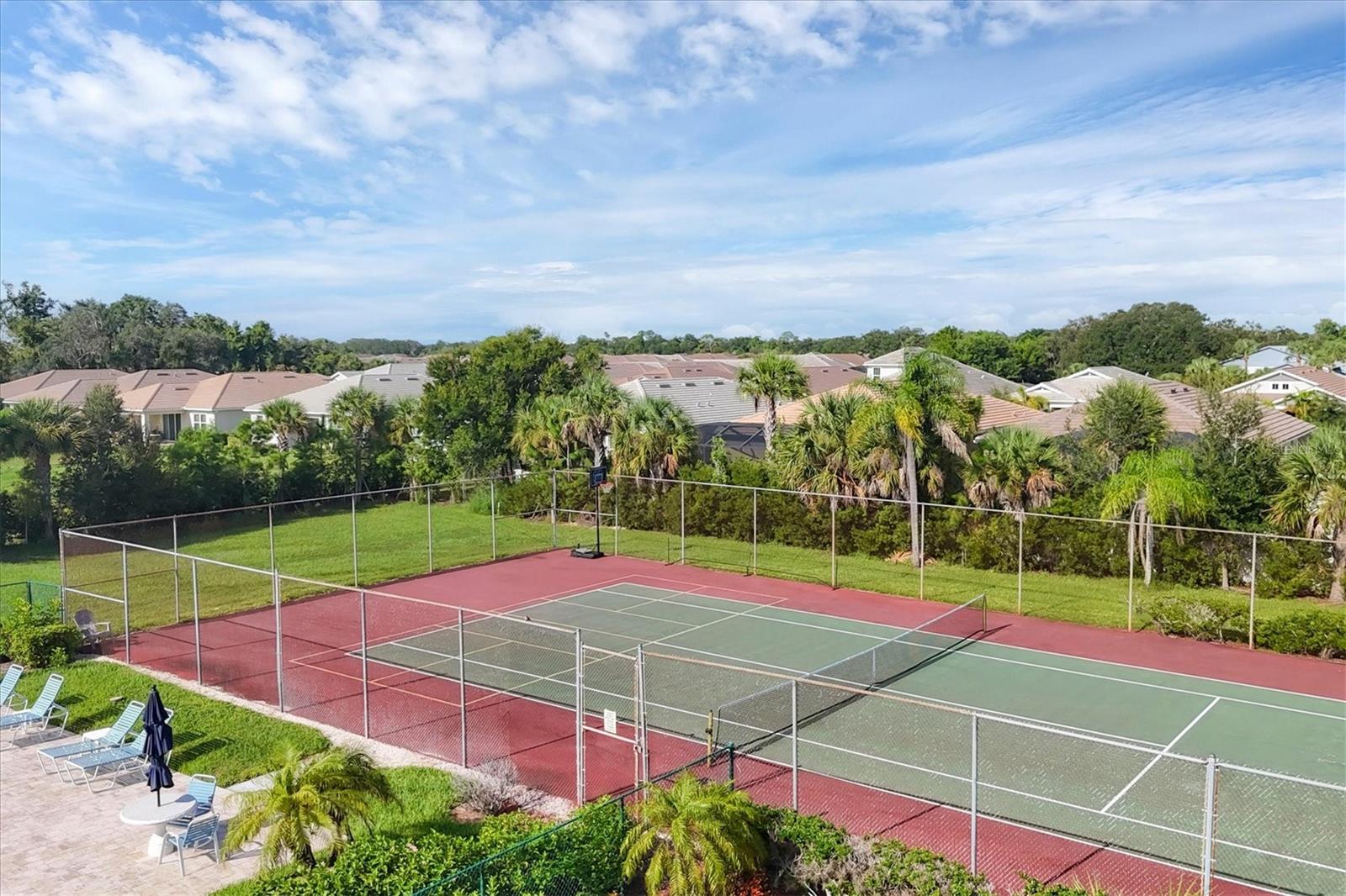 tennis courts