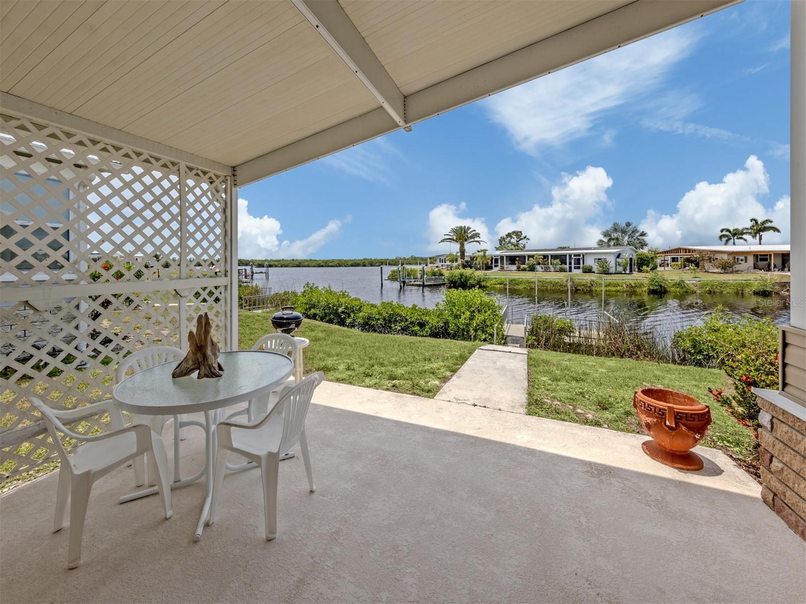 Covered patio
