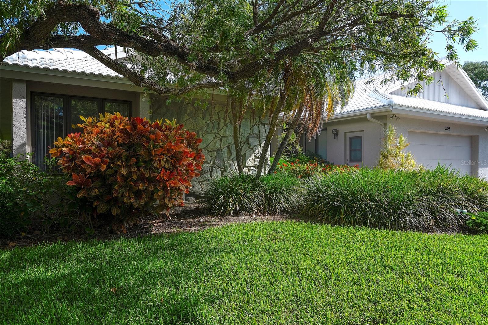 Lush landscaping, all maintained by community