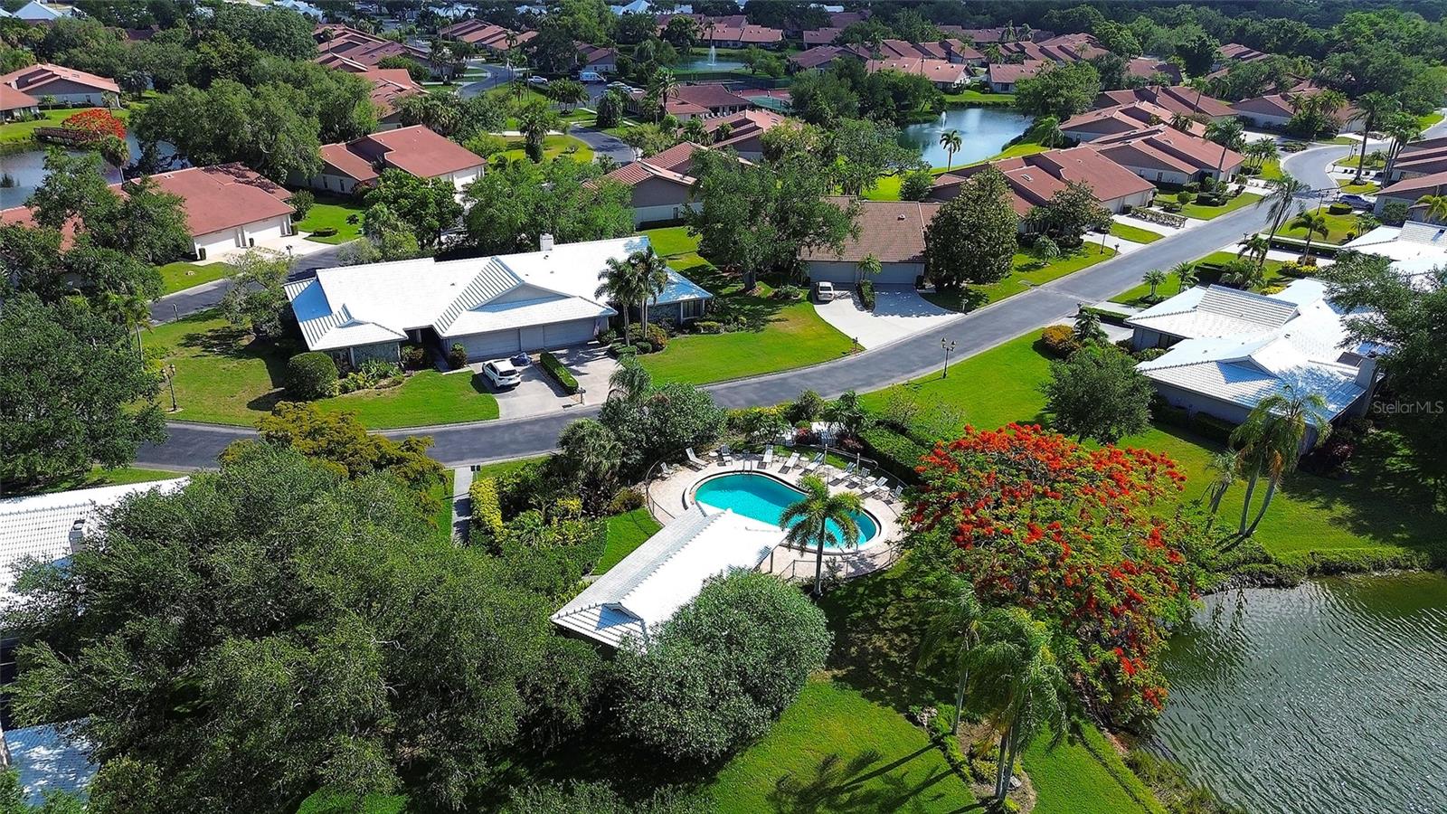 Heated community pool