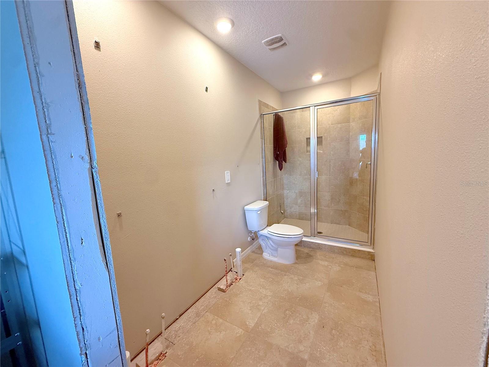 Primary Bathroom ready for new vanity!