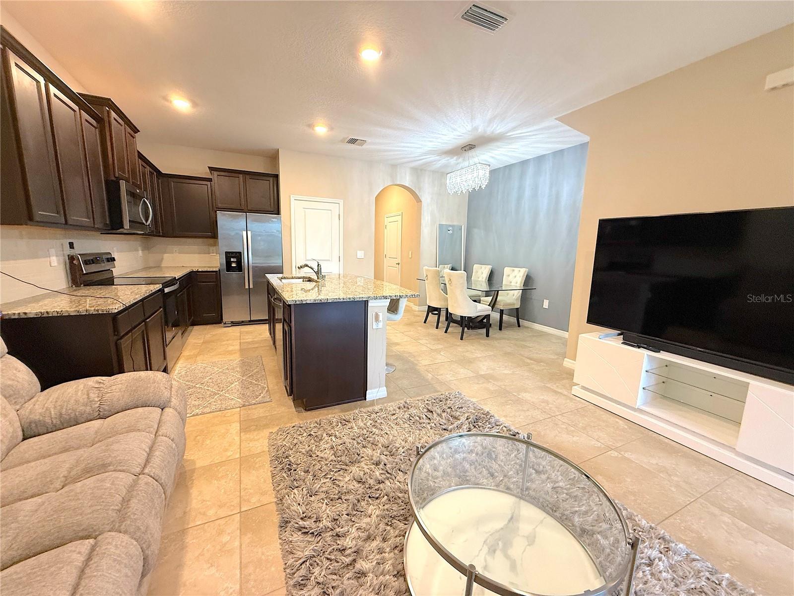 Open Floor Plan Living Area