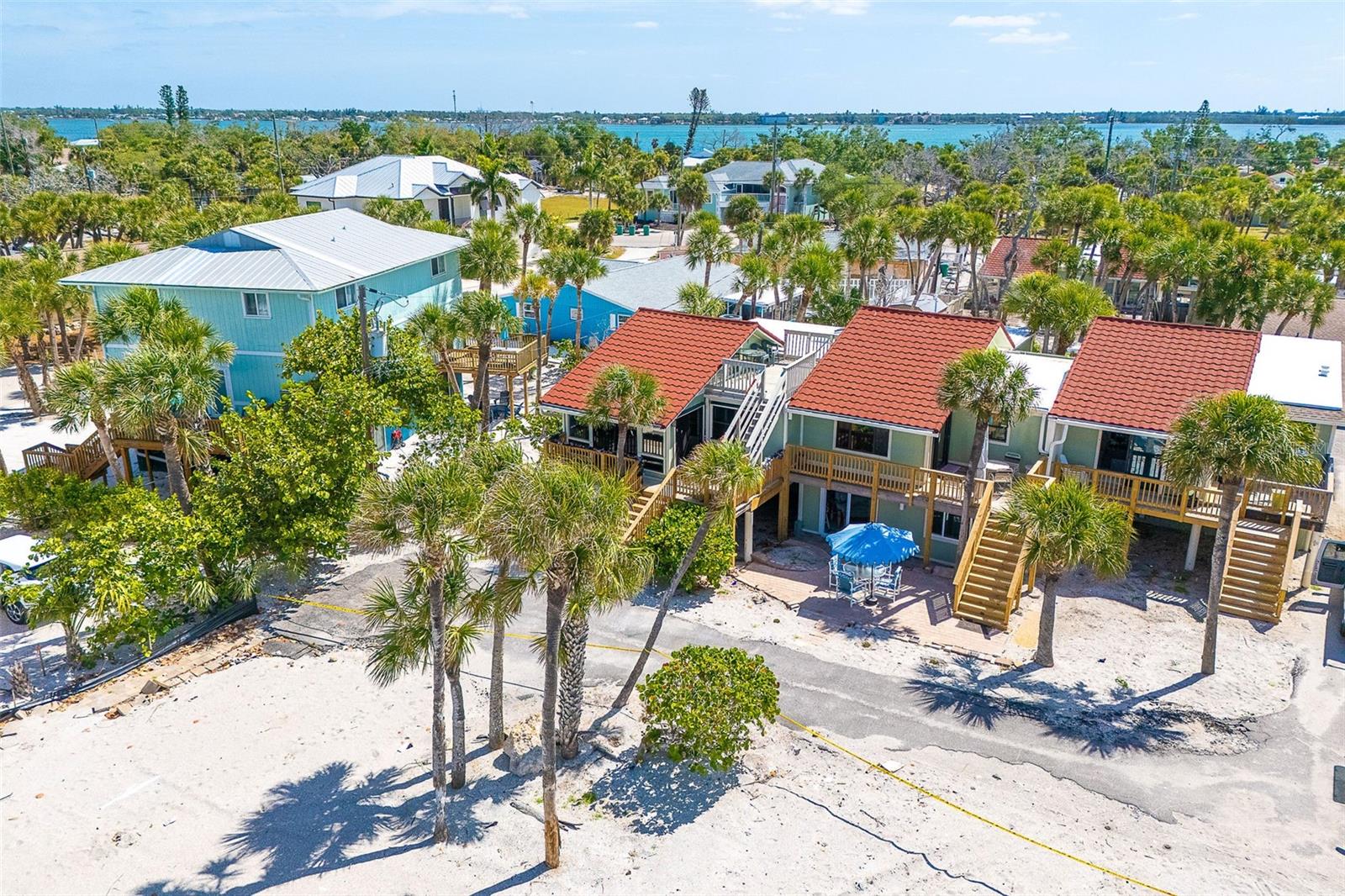 The beach right outside your doors