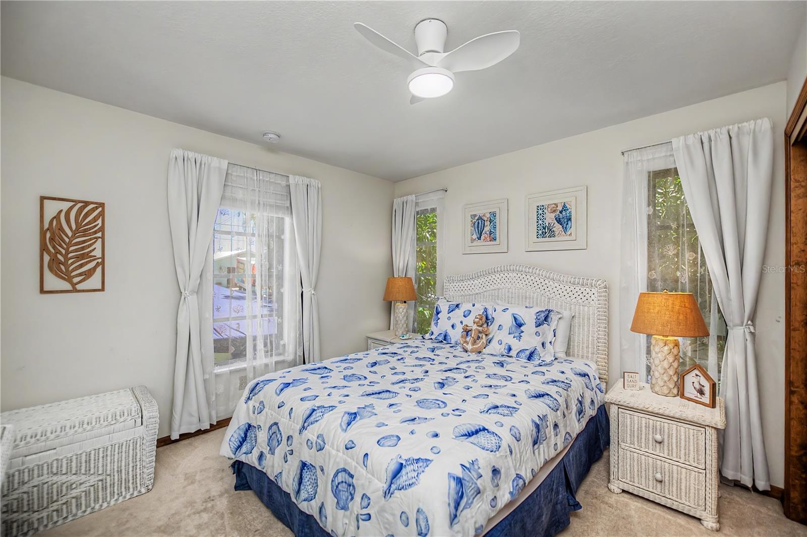 Second Guest Bedroom with Coastal Decor.