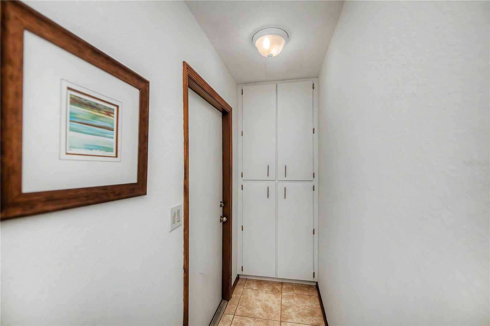 Hallway Storage Closet.
