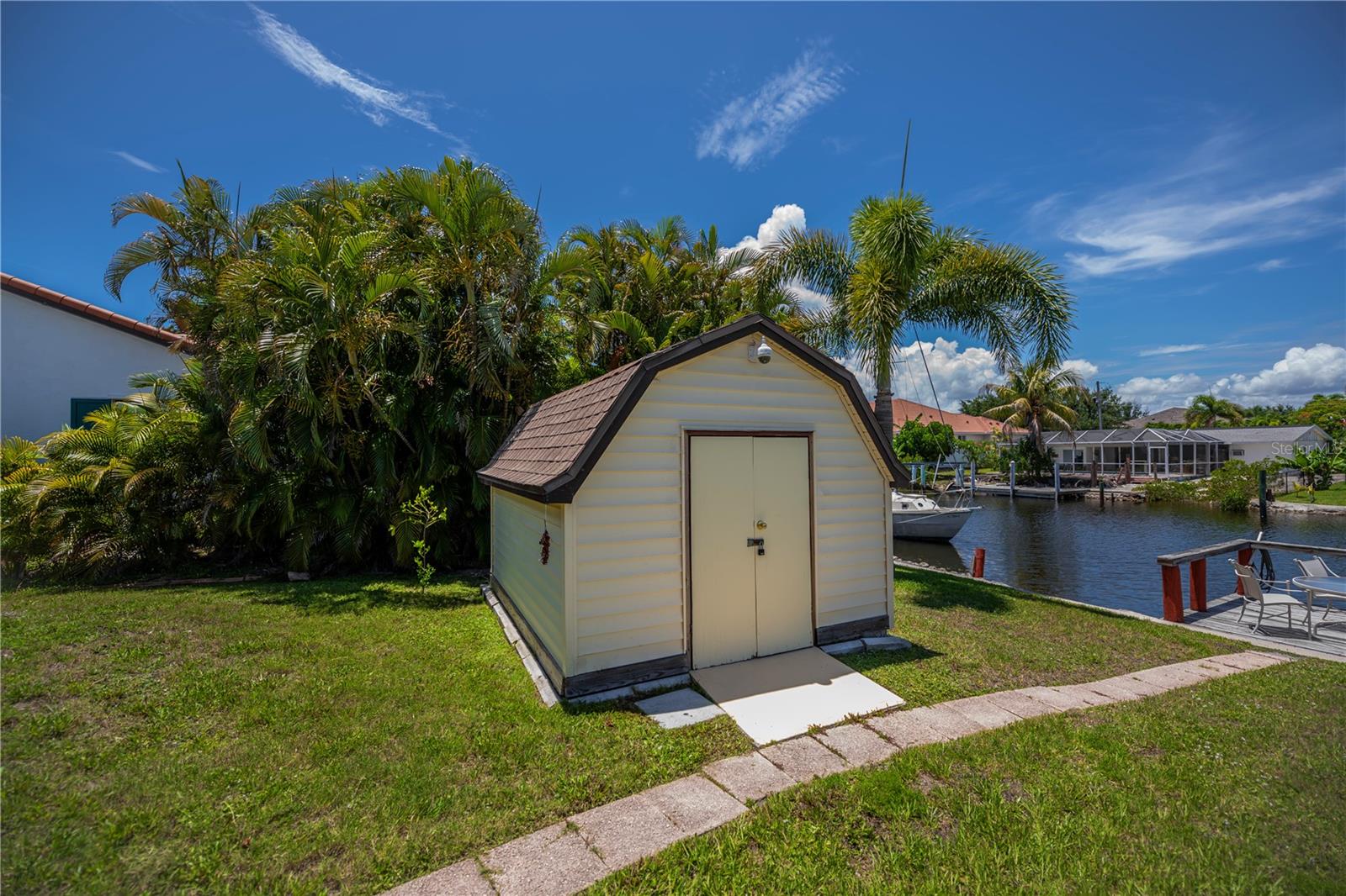 Bonus Outdoor Storage Shed.