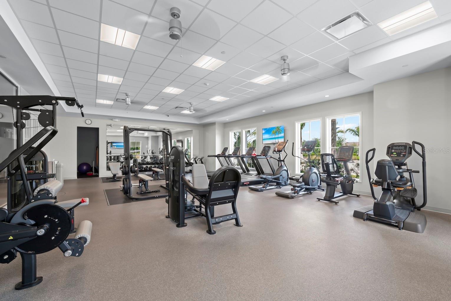Community fitness center.