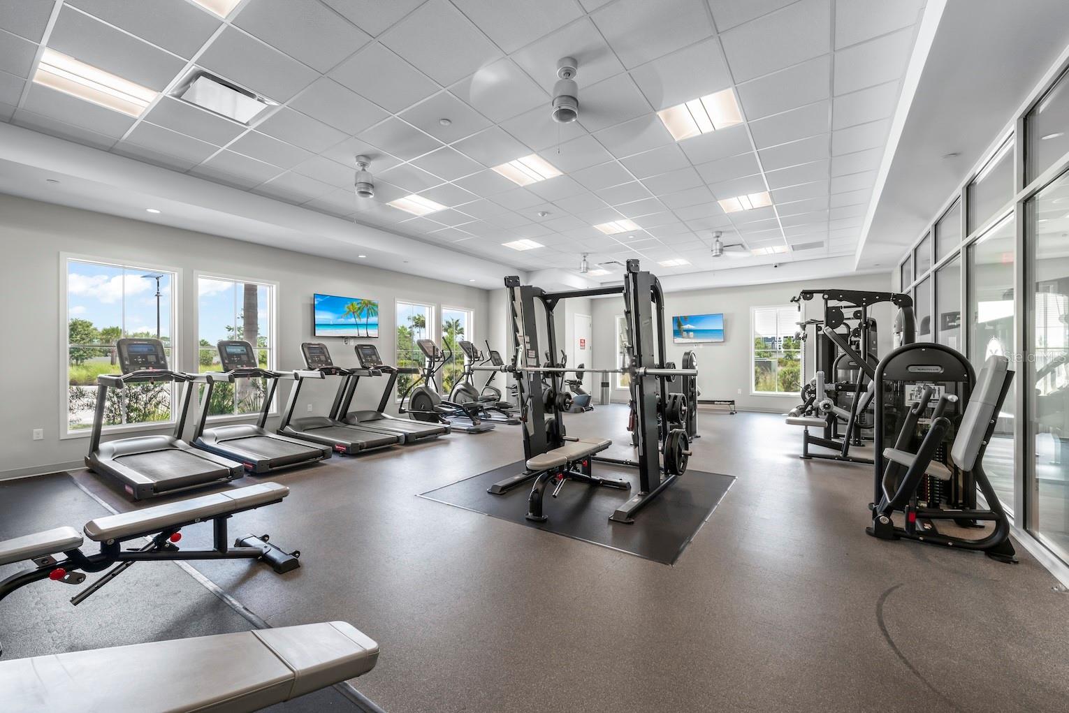 Community fitness center.