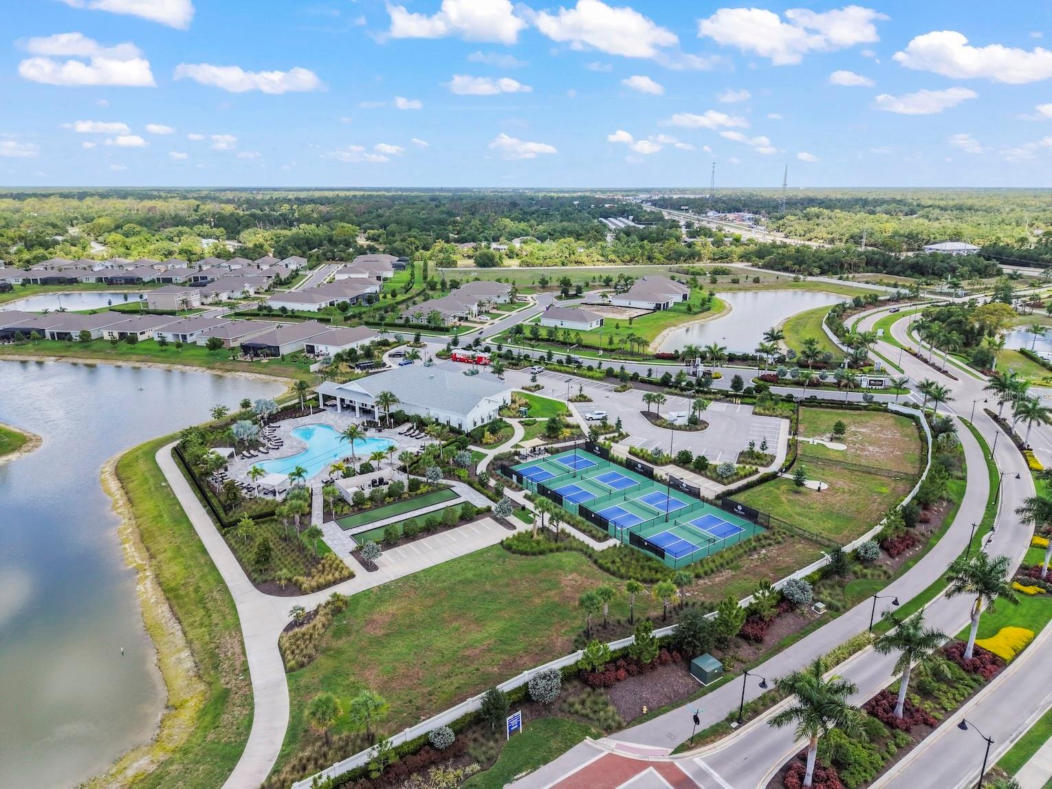 Resort style amenity campus.