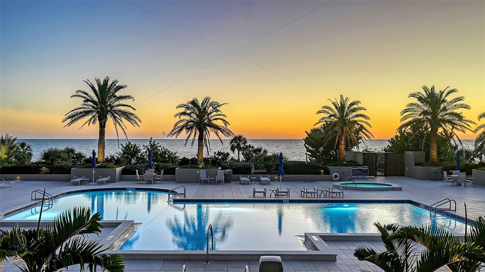Swimming pool area