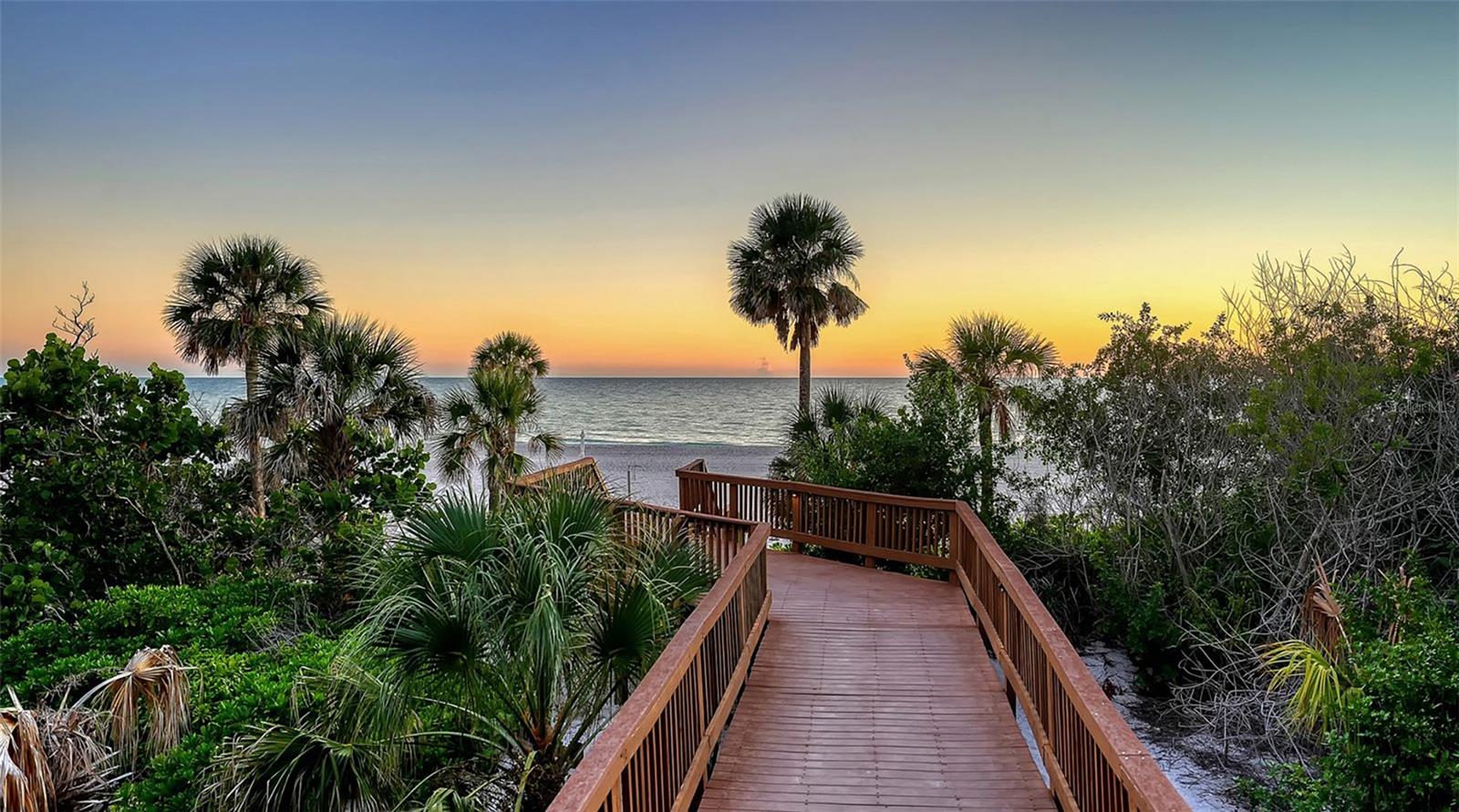 Board walk to the beach