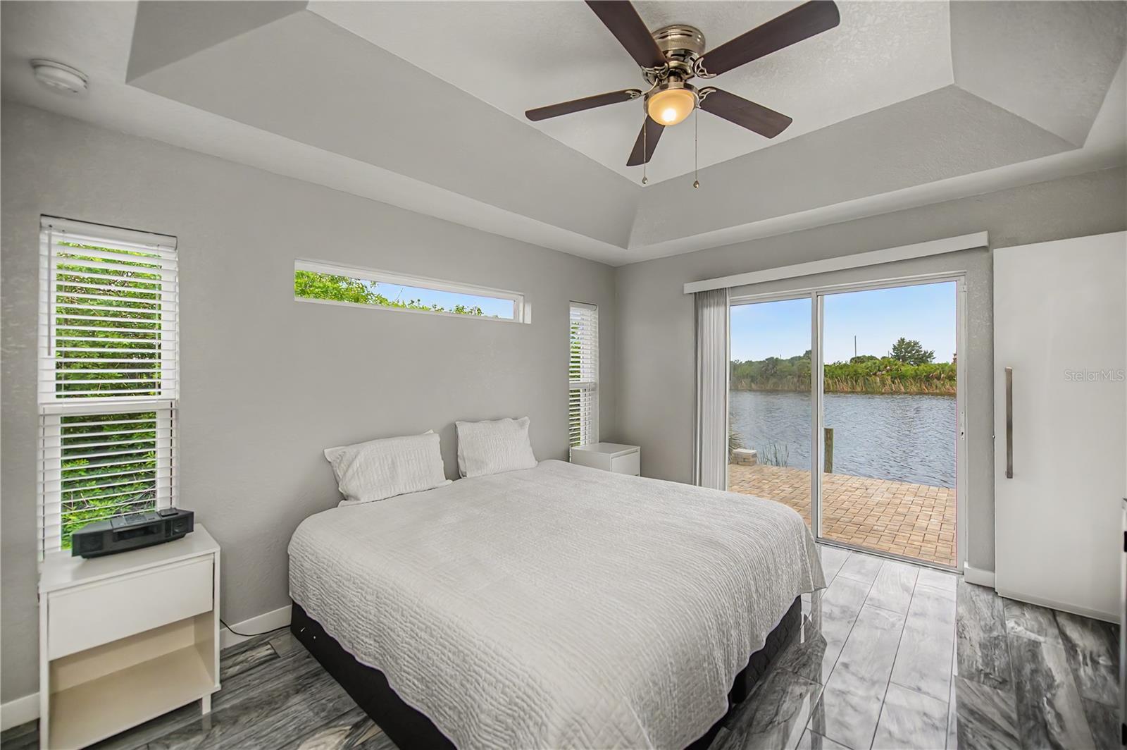 Guest Suite with Waterfront Views.