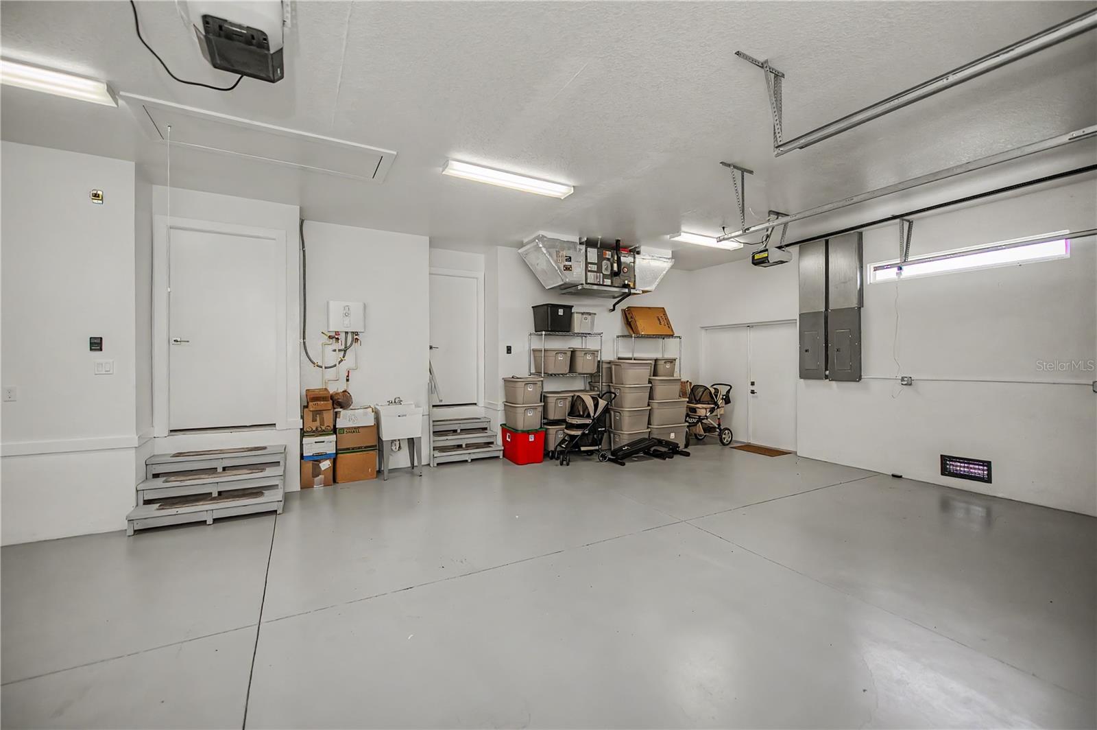 Double Door Access to Garage From Home.