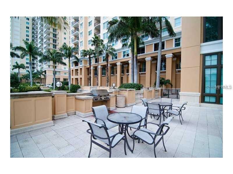 Grill Area with outdoor seating