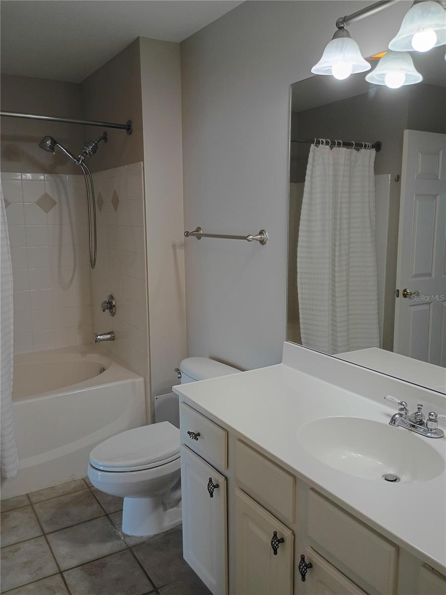 Bathroom with garden tub