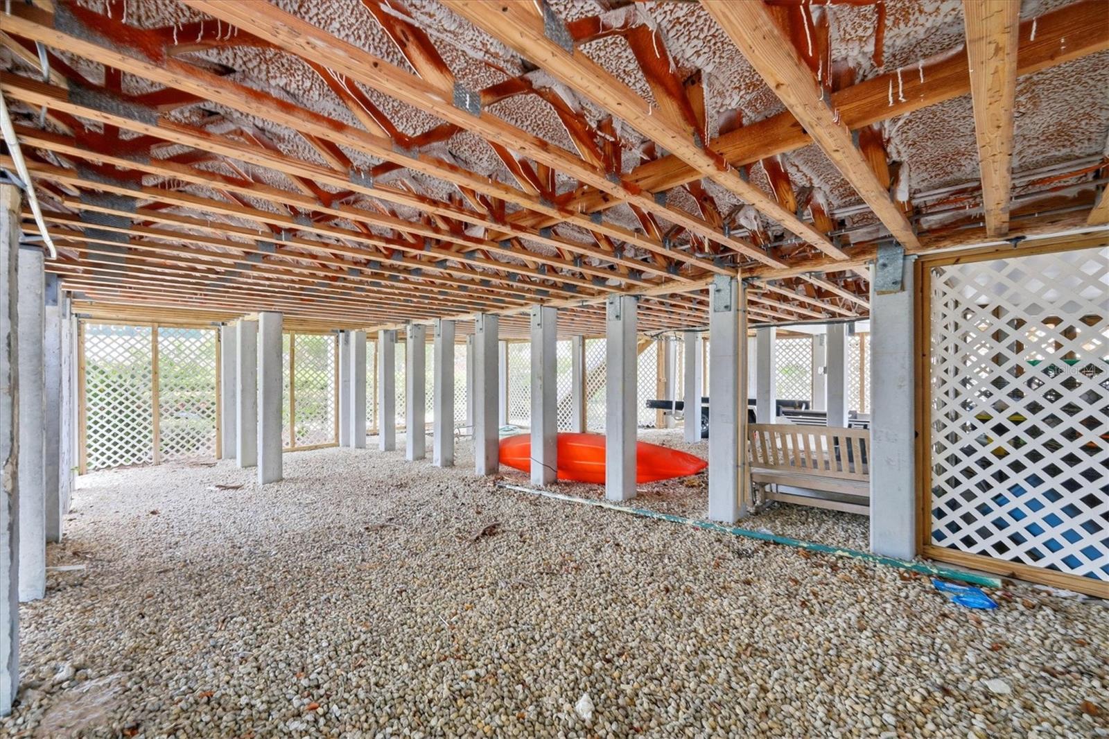 Under Building Storage!