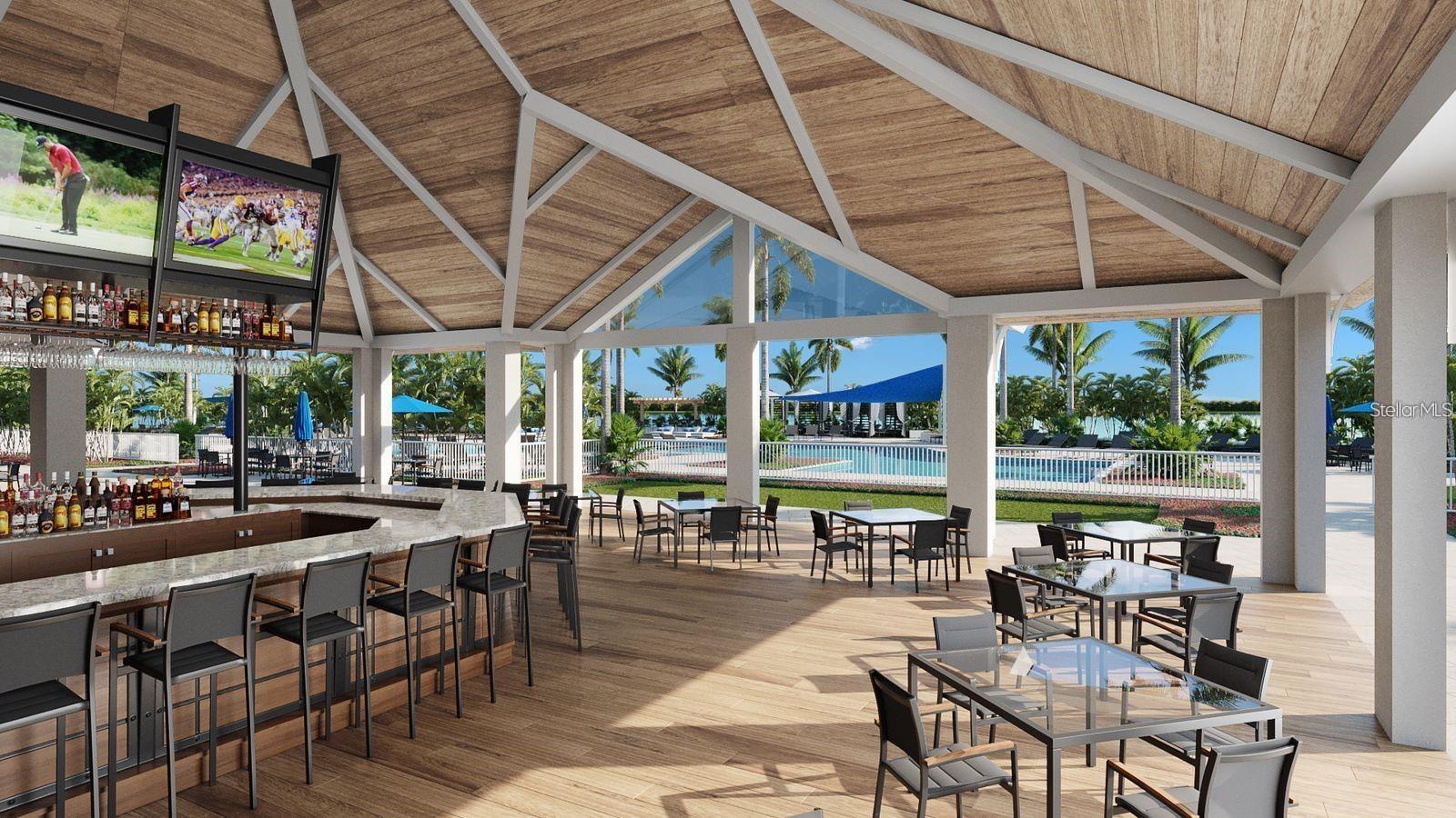 Rendering of future amenities center