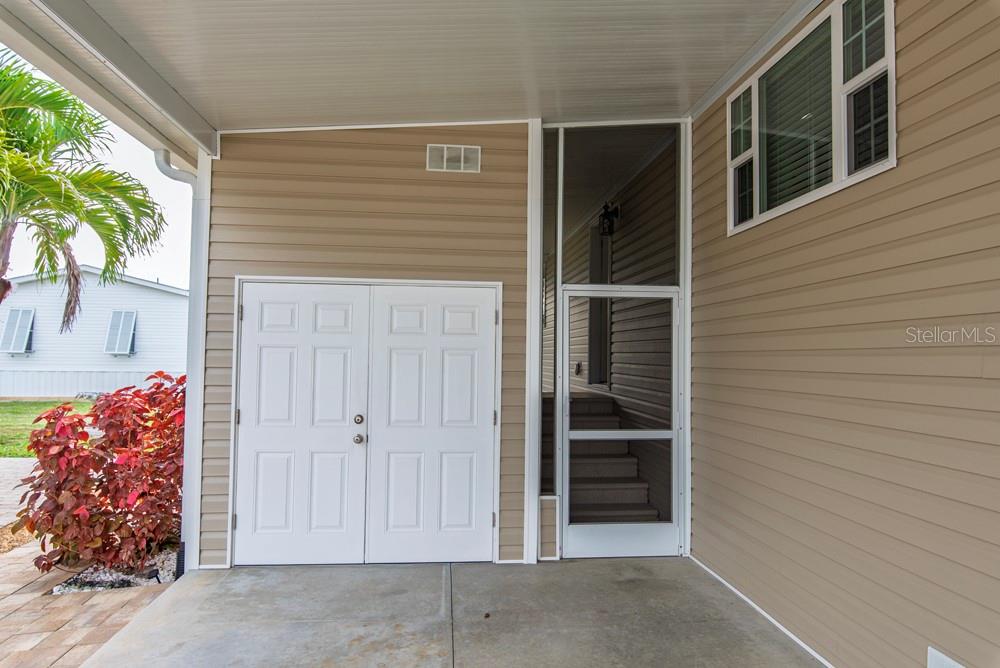 Shed in Carport