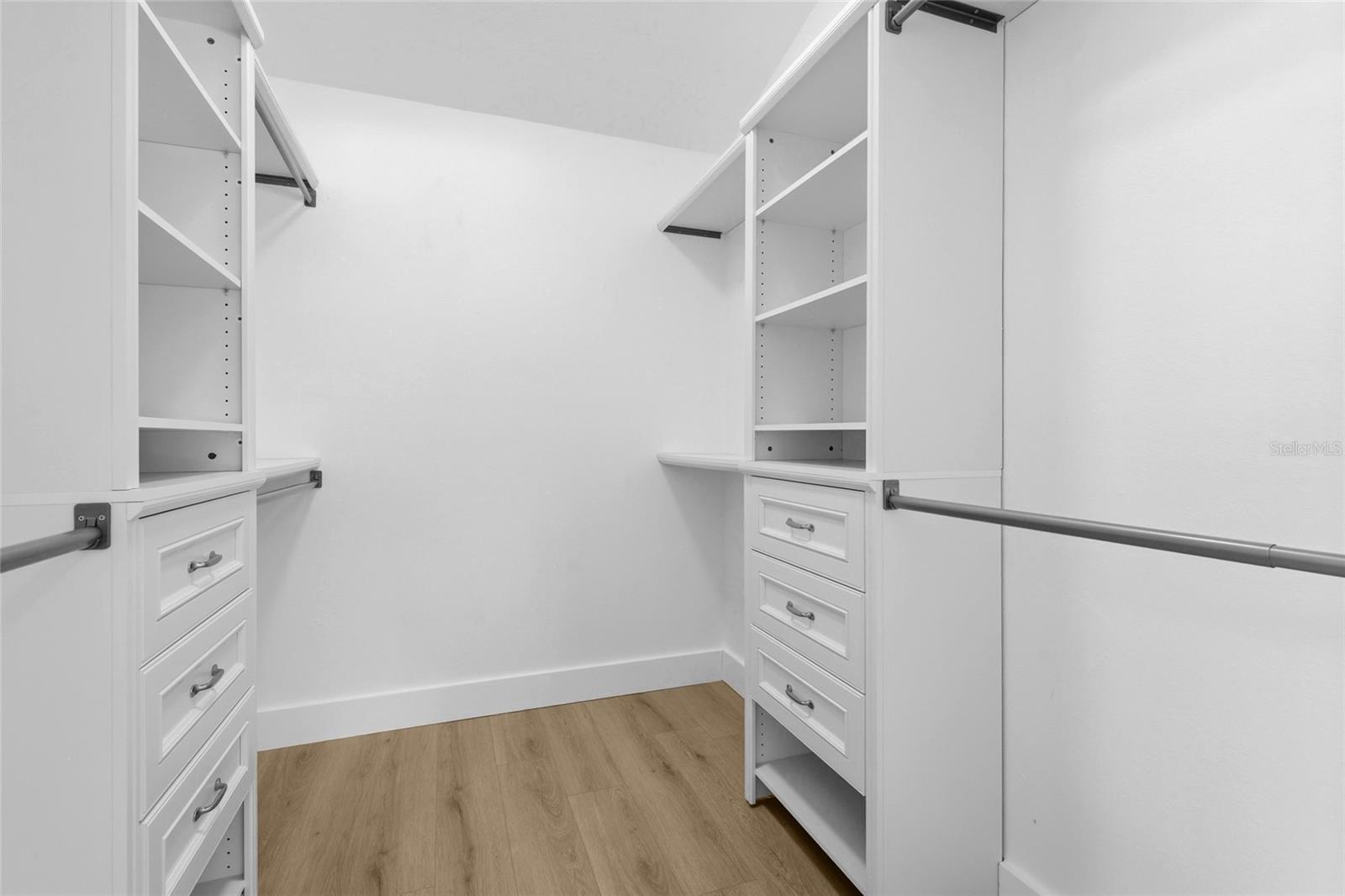 Primary walk-in closet