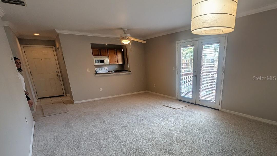 Living Room looking to kitchen