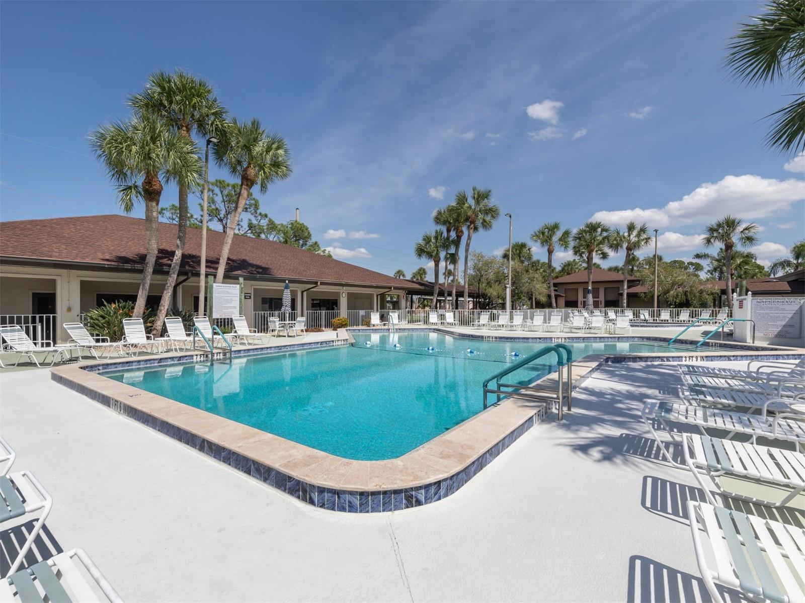 Community pool, clubhouse