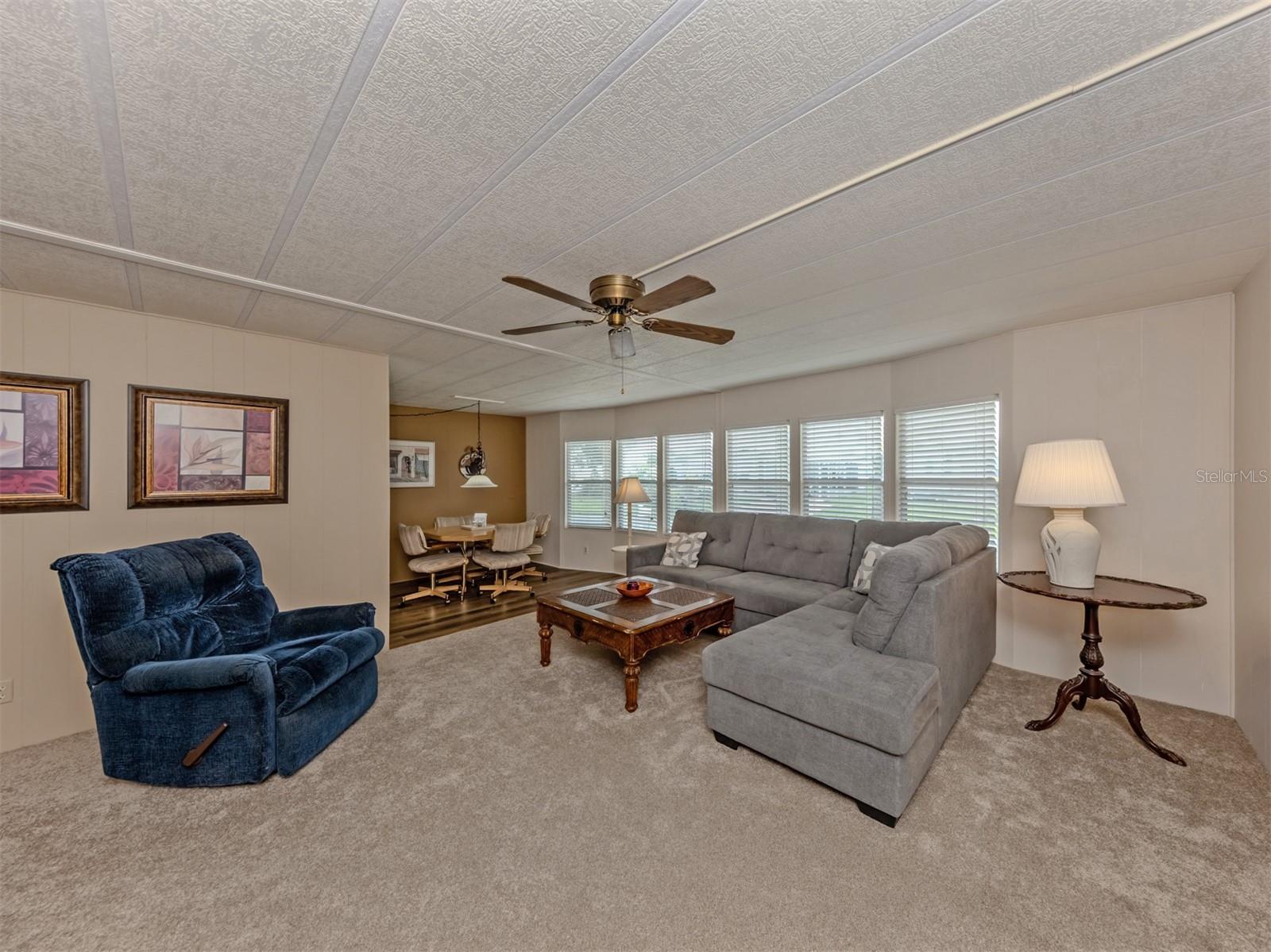 Living room, dining room