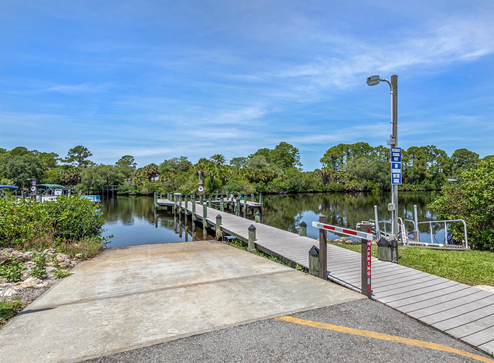 Community boat ramp