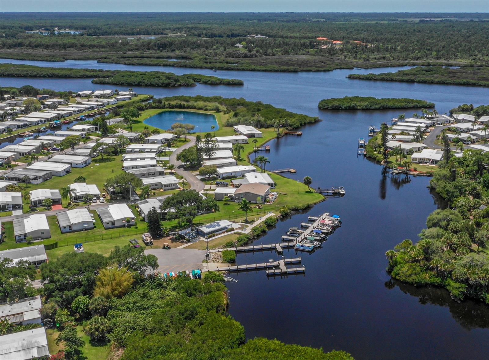 Aerial of community