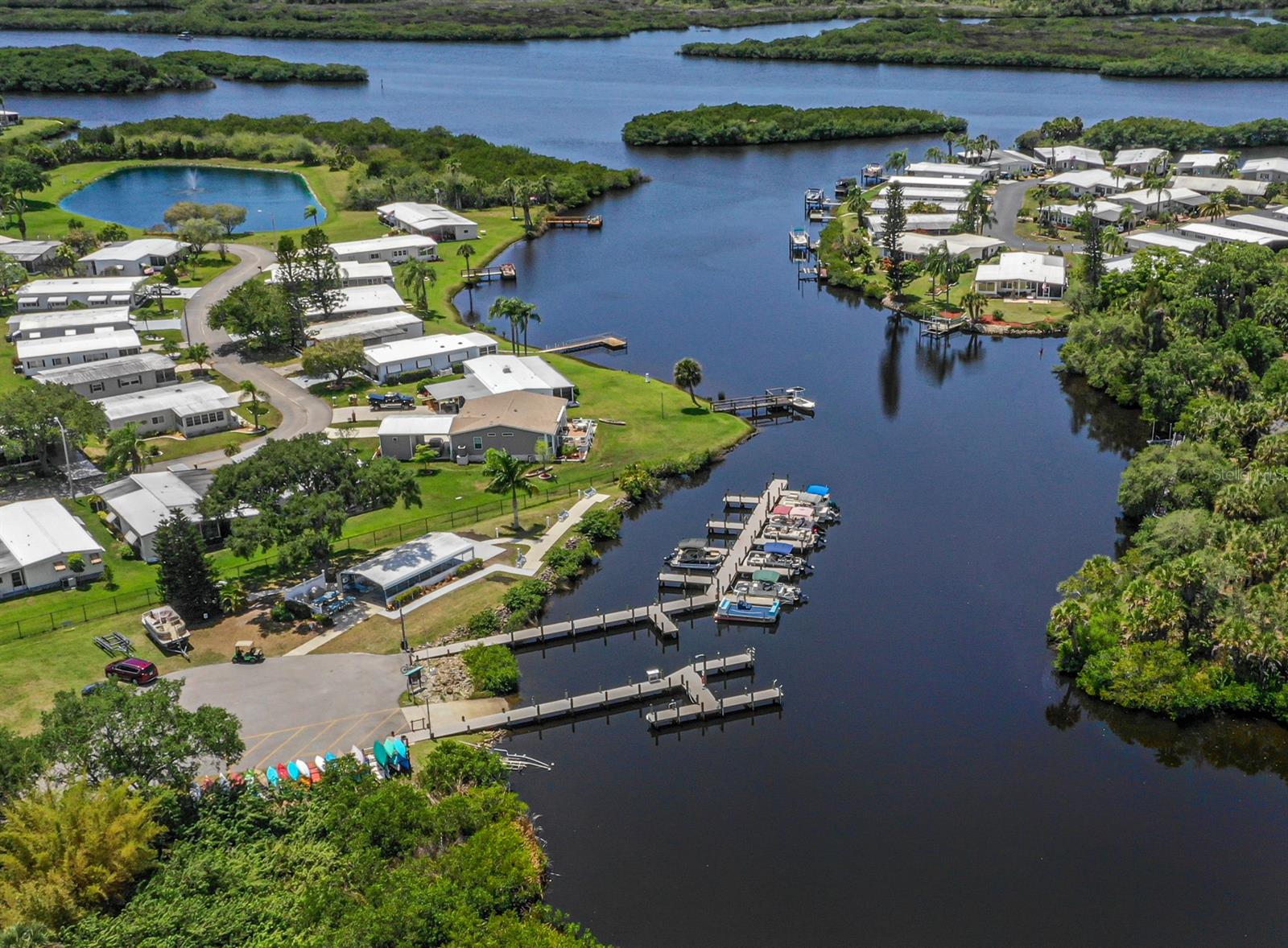 Aerial of community