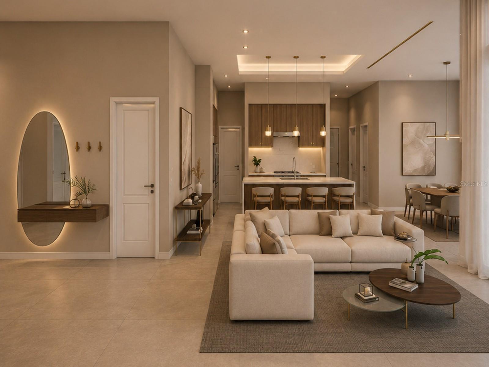 GREAT ROOM/KITCHEN/DINING ROOM