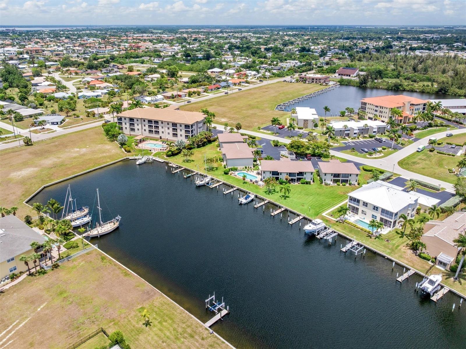 Punta Gorda Isles where the sea wall are maintained by the City.