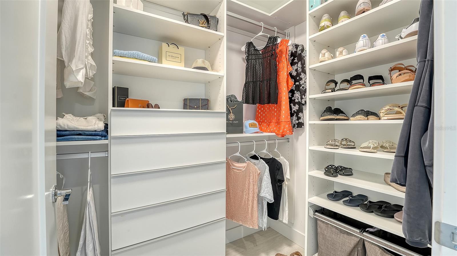 Fully Built Out Owners Closet