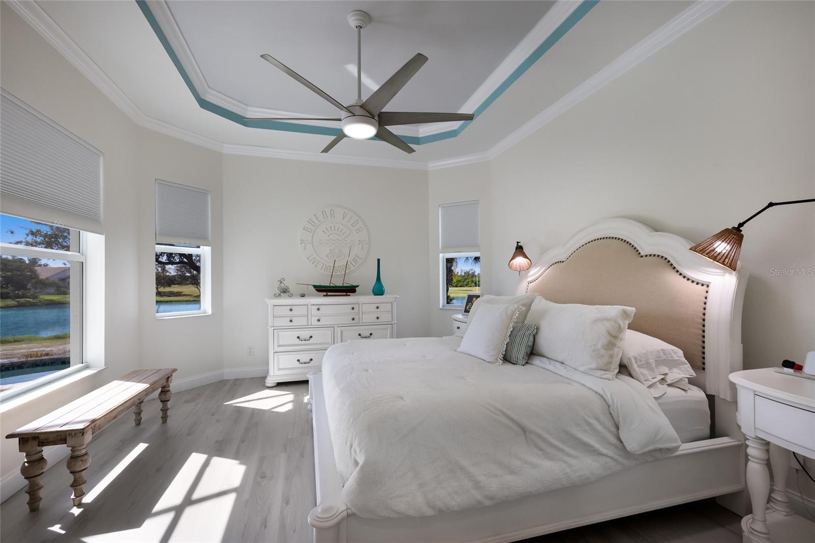 Serene views from primary suite