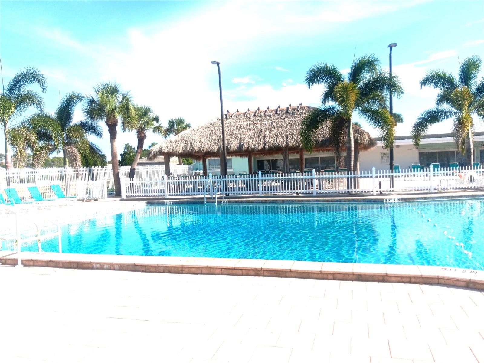 Gazebo by the pool