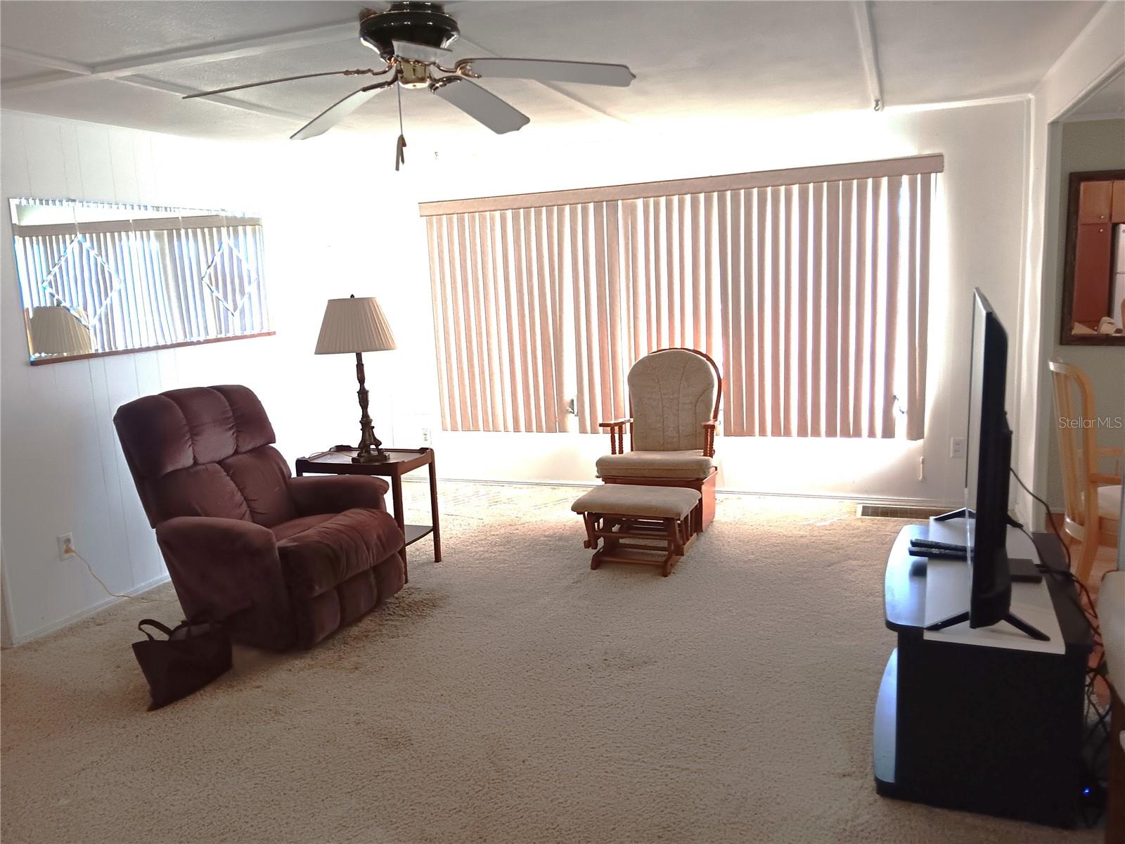 large living room...chairs included