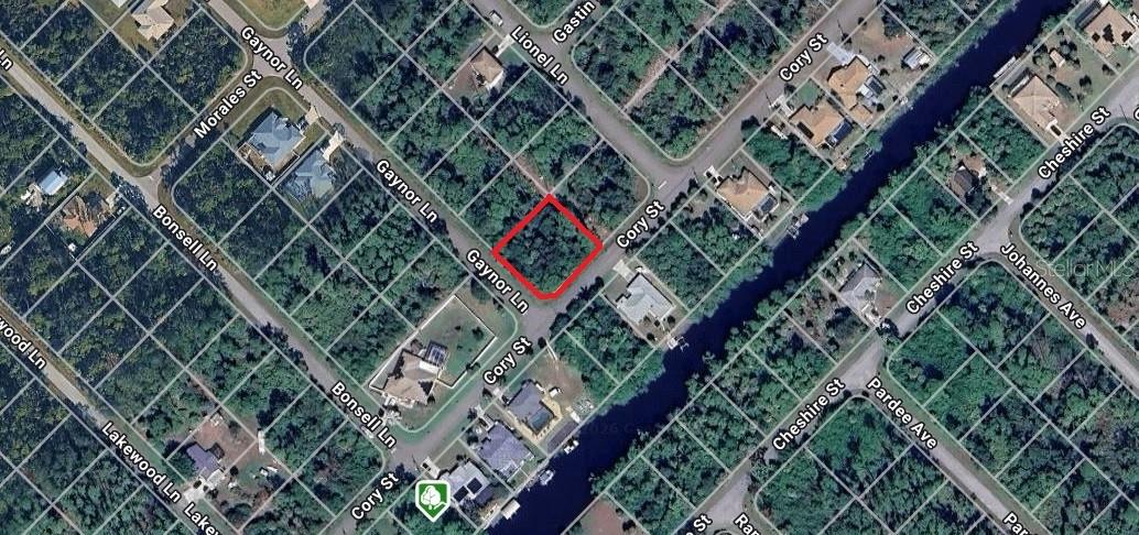 Oversized lot at 427 Cory St. Located at the corner of Gaynor and Cory.