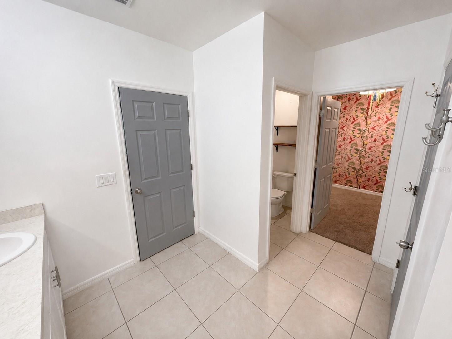 Master bathroom/closet