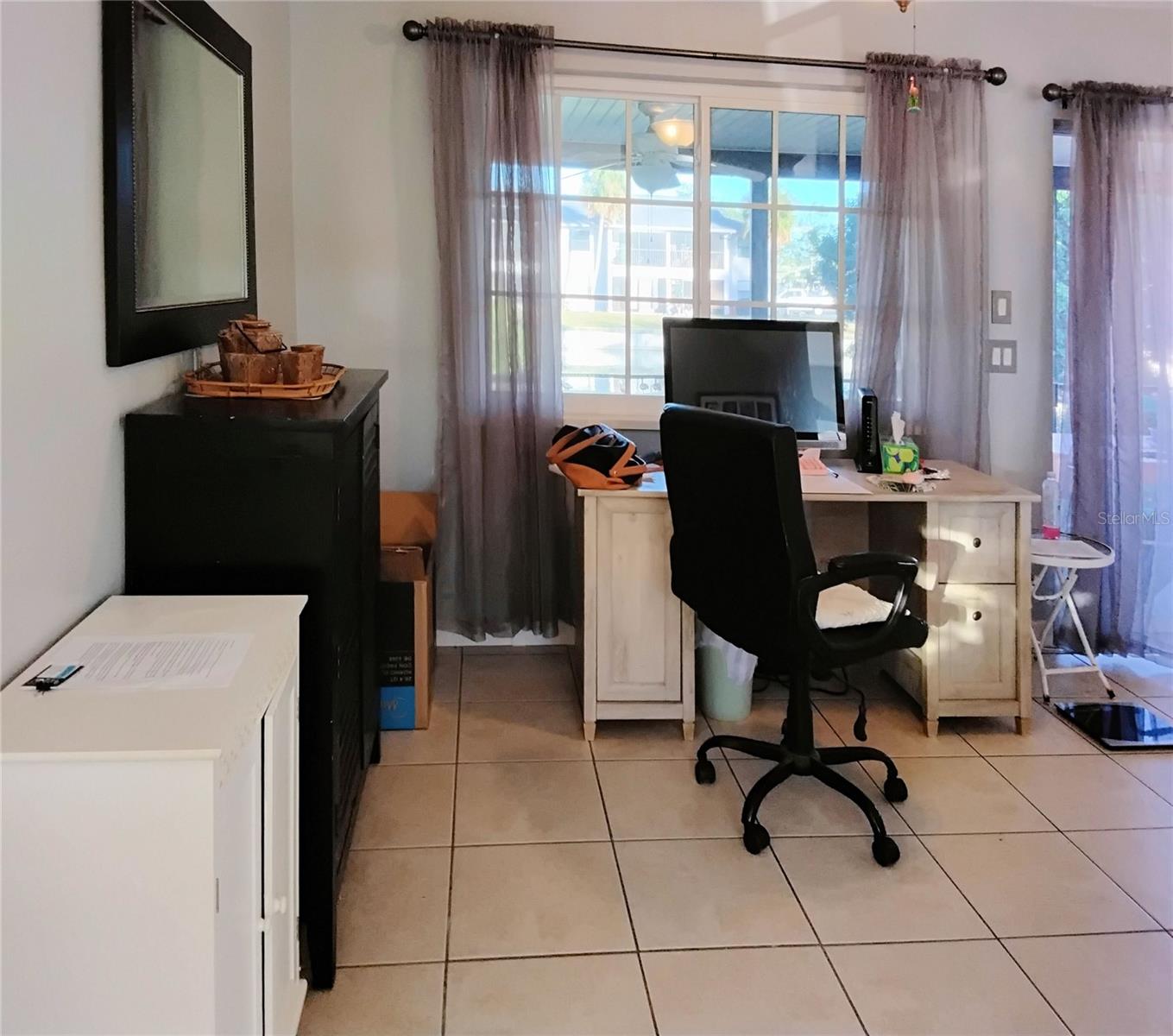 Office /  breakfast nook from kitchen