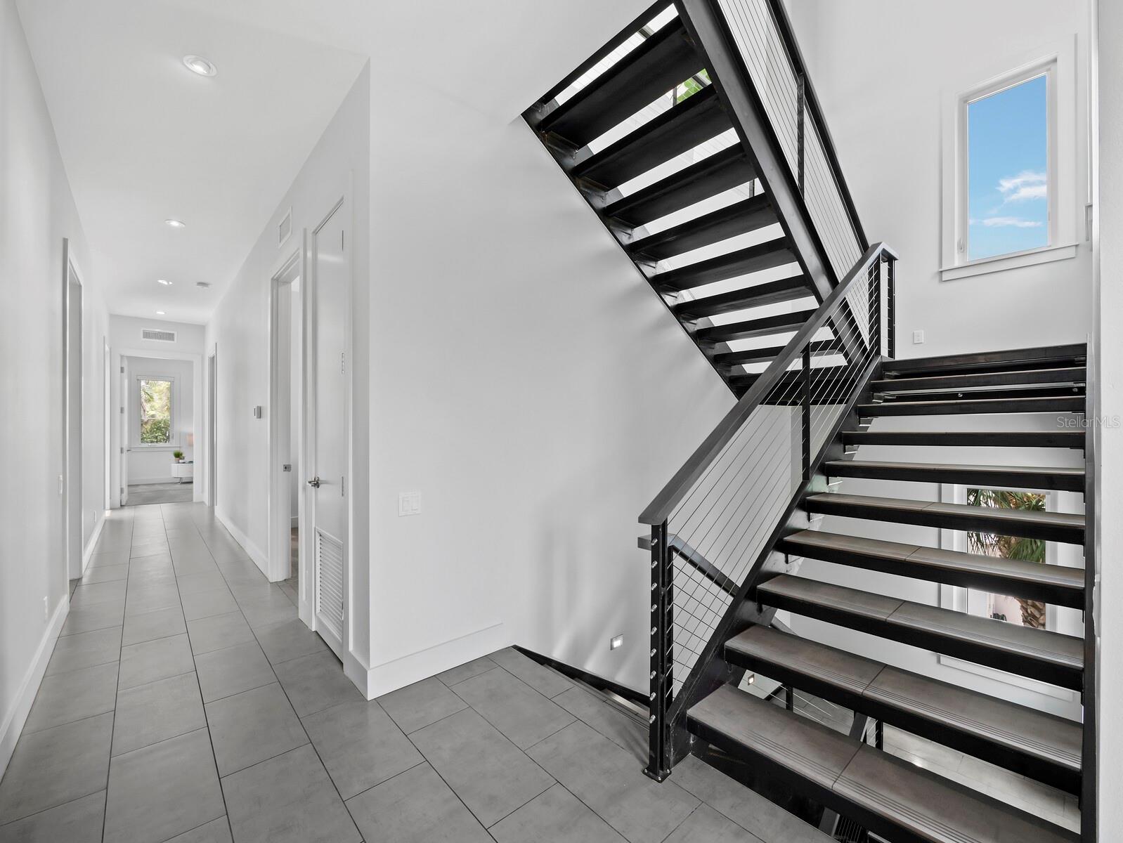 Open staircase