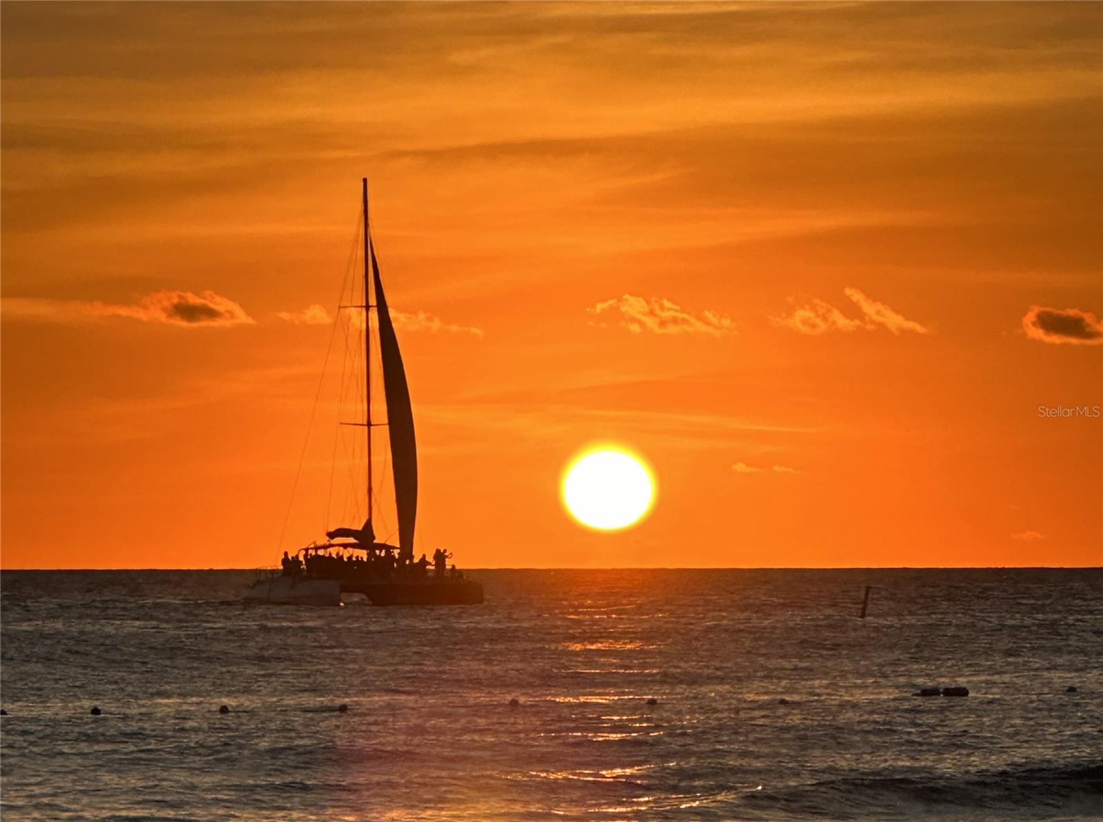 SAIL OFF INTO THE FAMOUS ORANGE SUNSETS