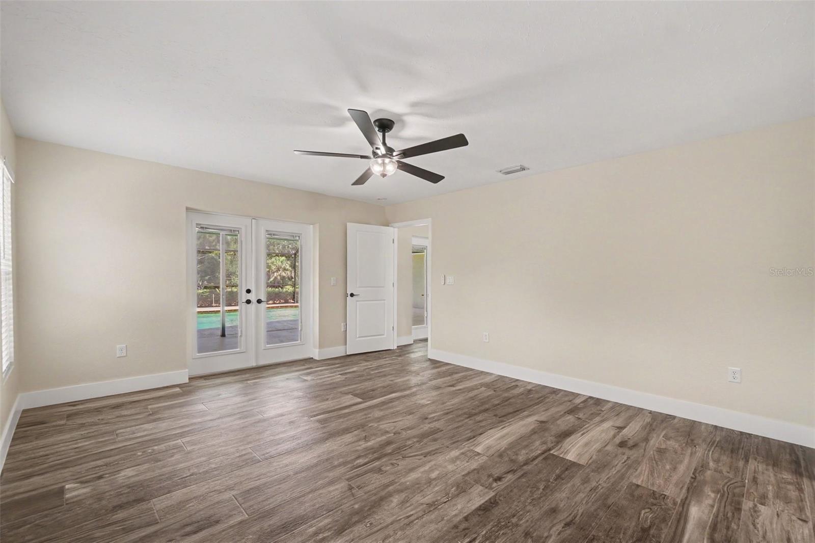 Alternate view of primary bedroom