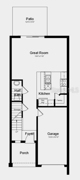 Floor 1 - Additional Highlights Include: GE refrigerator, laundry pkg, extended LVP flooring at 1st floor, upgraded cabinets, and whole house blinds