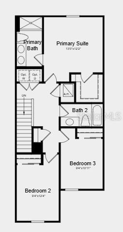 Floor 2 - Additional Highlights Include: GE refrigerator, laundry pkg, extended LVP flooring at 1st floor, upgraded cabinets, and whole house blinds