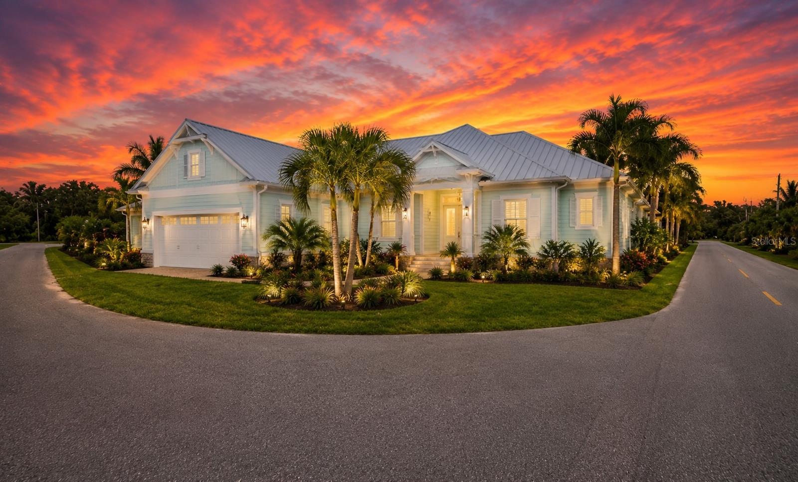 Build Your Coastal Florida Dream Home Here. Photo virtually enhanced for demonstrative purposes only. Home not included with the lot.