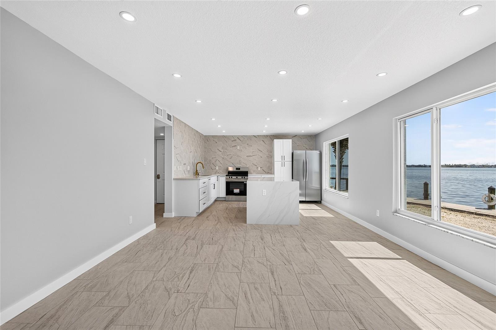 Wide open floor plan