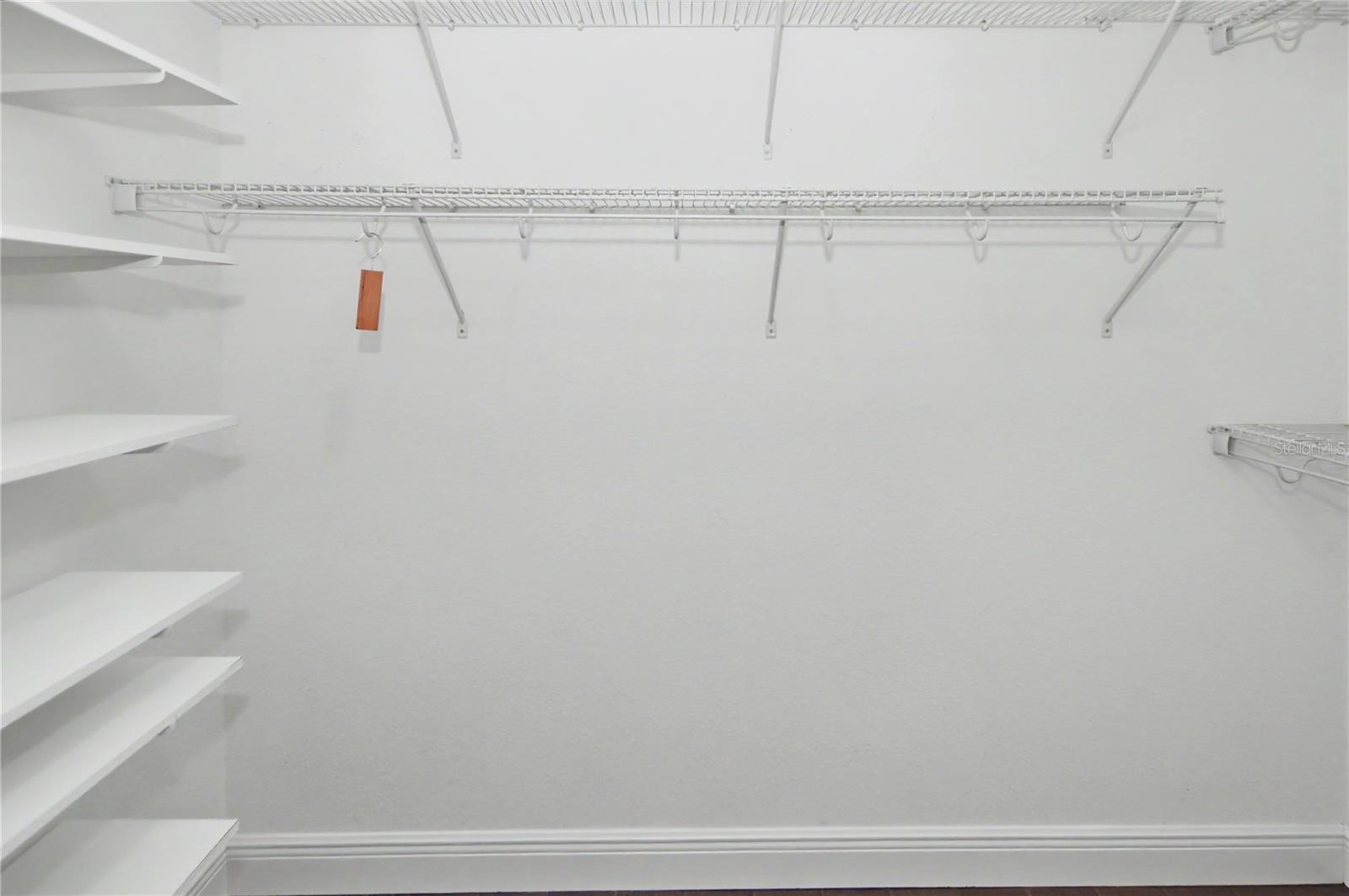 Primary closet